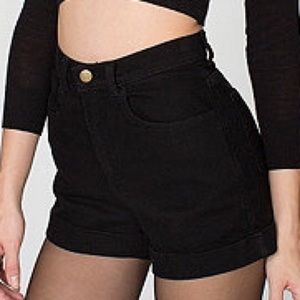 American apparel denim shorts size 24/25